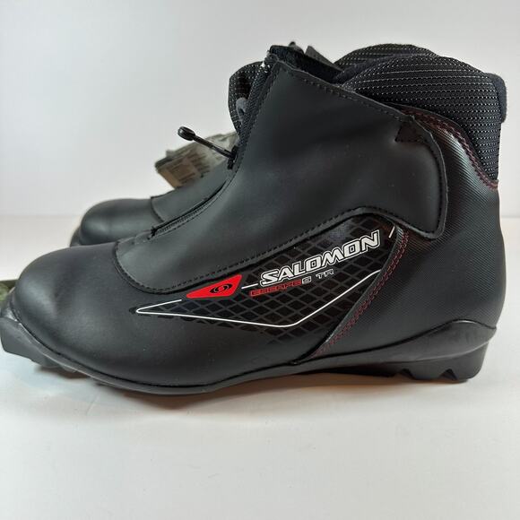 Salomon Escape 5 TR Nordic Cross Country Ski Boots Black Size 9 (US) 42 (EU) NWT - Picture 9 of 9